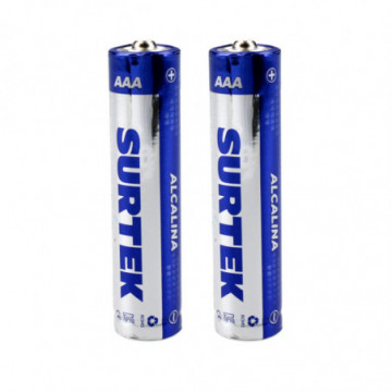 Surtek AAA alkaline battery with 2 pieces