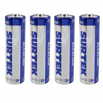 Surtek AA alkaline battery with 4 pieces
