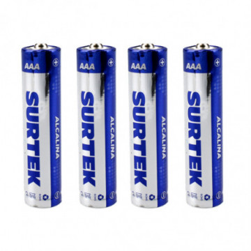 Surtek AAA alkaline battery with 4 pieces