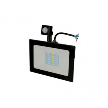 Slim LED Floodlight with 50W Sensor