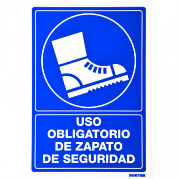 Safety shoes sign