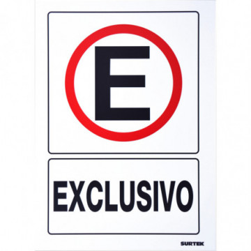Exclusive sign