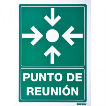 Sign" Meeting point"