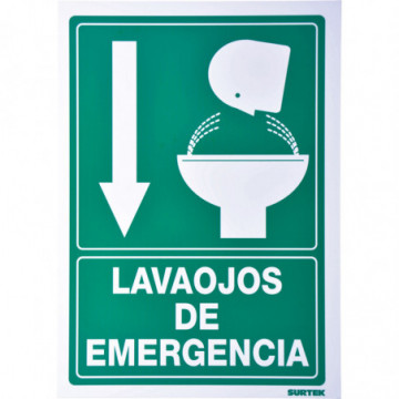 Emergency eyewash sign