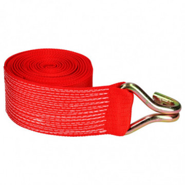 4" x 9m Winch Belt with Wire Hook