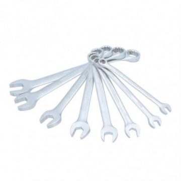 8 Inch Satin Combination Wrench Set