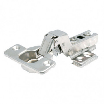 35 mm soft close angled two-dimensional hinge