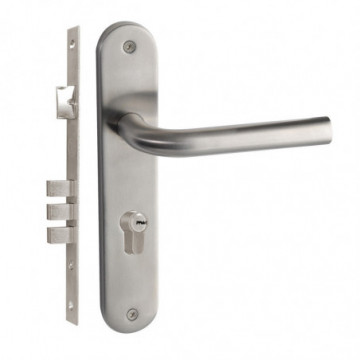 Chatel stainless steel handle with standard entry key plate