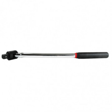 Articulated handle 1x28-1/2" rubber grip