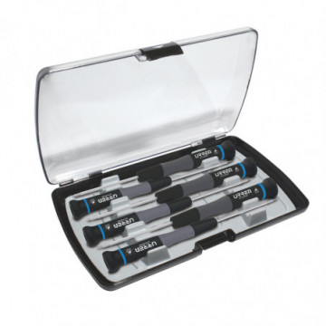 Set of 6 ESD torx screwdrivers in precision plastic case