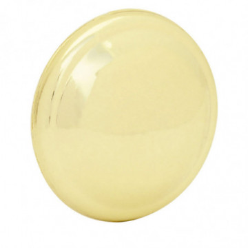 Classic Button or Knob Type 02 Bright Brass