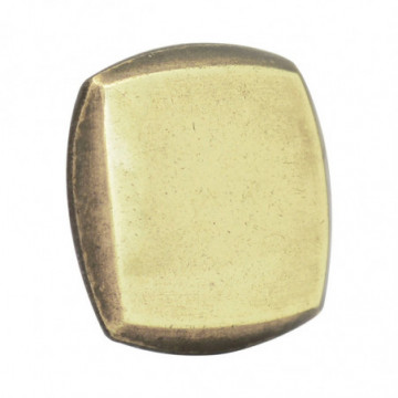 Modern knob or button type 02 antique brass