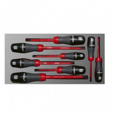 Set of 8 combined 1000V screwdrivers