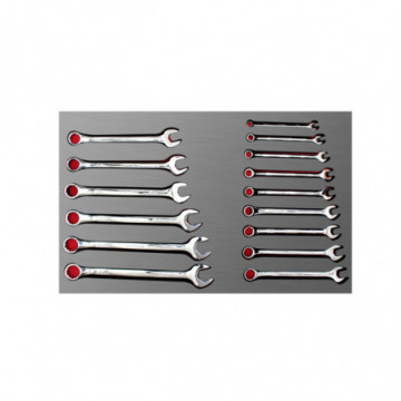 Set of 15 Metric Combination Wrenches