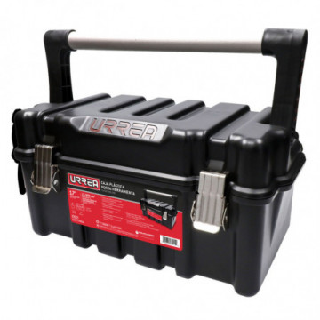 17" plastic tool box with metal clasps