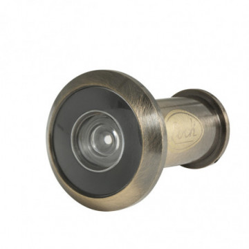 Antique brass door peephole