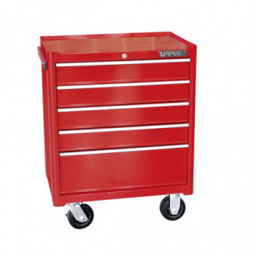 Mobile cabinet 5 drawers 27" industrial use