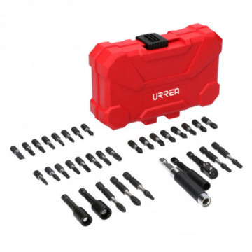 Set of 34 bits and accessories for screwdriver