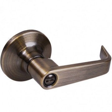 Whistler tubular handle bathroom antique brass