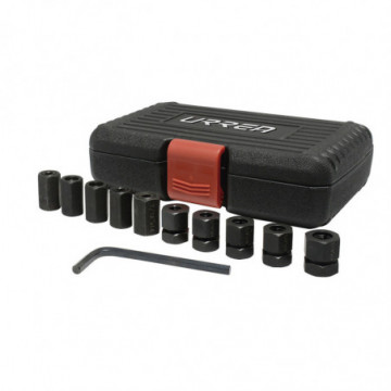 10-piece set for installing and removing standard thread bolts