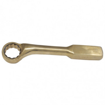 Metric non-sparking aluminum-bronze angled spanner