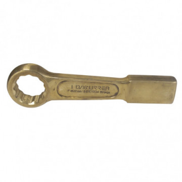 12 Point 1-13/16" Inch Non-Sparking Aluminum Bronze Flat Knock Wrench