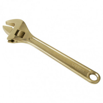 12" non-sparking aluminum bronze adjustable wrench