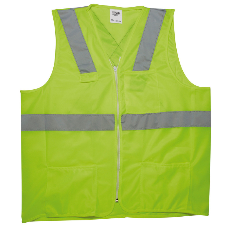 AV EG green fabric safety vest