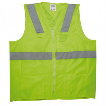 AV EEG Green Fabric Safety Vest