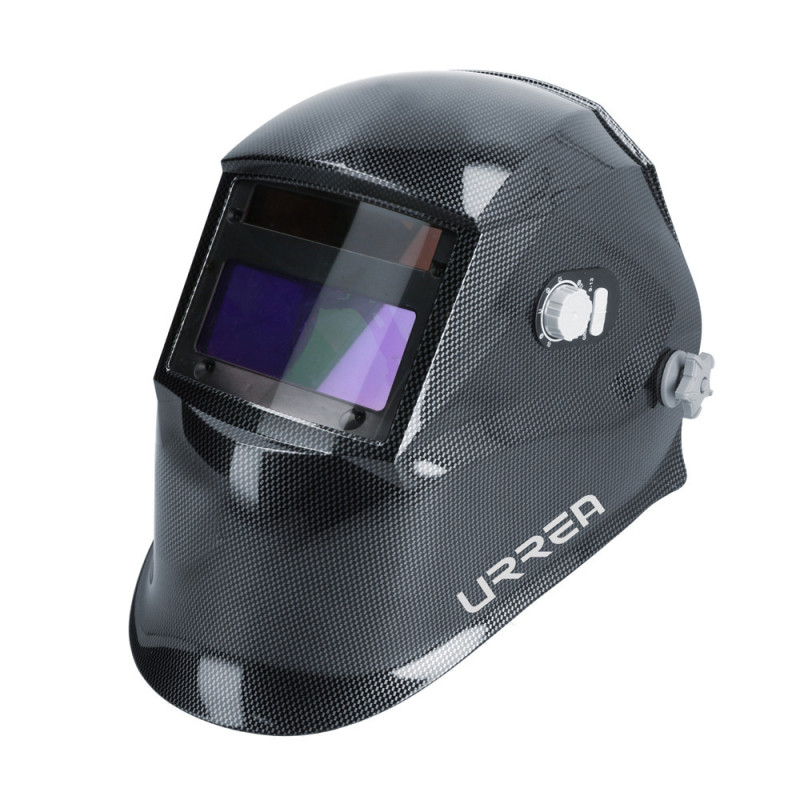 Electronic helmet for welding fiberglass design