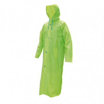 Plus size high visibility waterproof trench coat