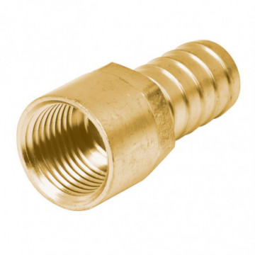 1/2in Brass barbed polyduct female adapter
